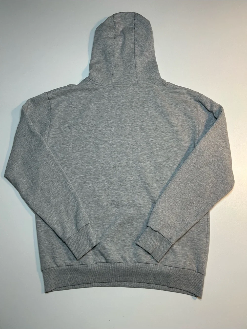 Harry Potter Grey Hogwarts Crest Pullover Hoodie Wizarding World Spellout - Picture 2 of 6